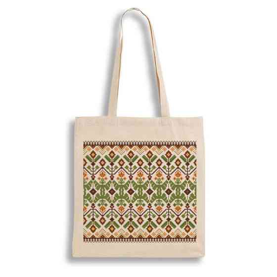 Екошопер BookOpt BK 4111 Карпатська вишивка бежевий Київ