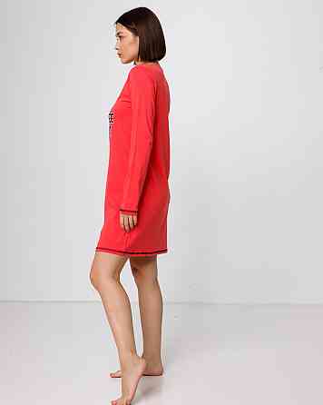 Туніка з довгим рукавом Nicoletta 83611 M, Кораловий Київ