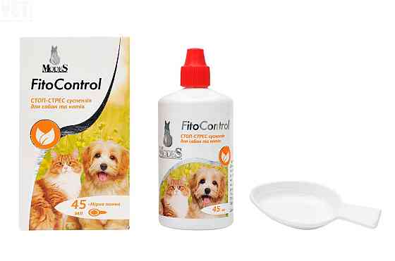 Суспензія Модес Modes Fito Control Стоп-Стрес для собак та котів, 45 мл Вінниця