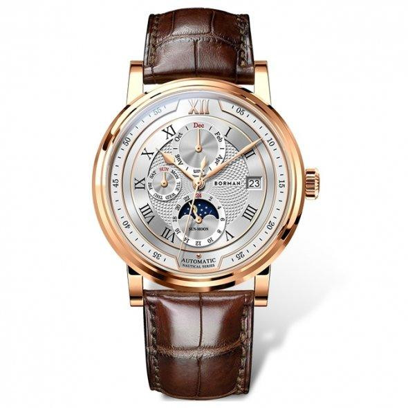 Водостойкие механические часы Borman Club golden Винница - изображение 1