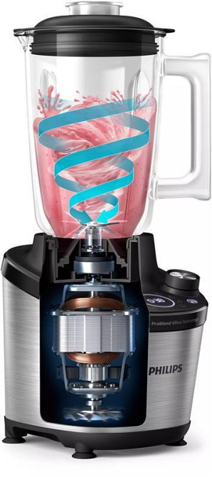 Блендер Philips HR3760/00 ( чорний із сріблястим ) Харків - фото 4