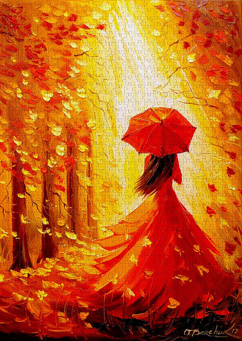 Пазл Леді Осінь - Lady Autumn (Enjoy-1802) Киев - изображение 5