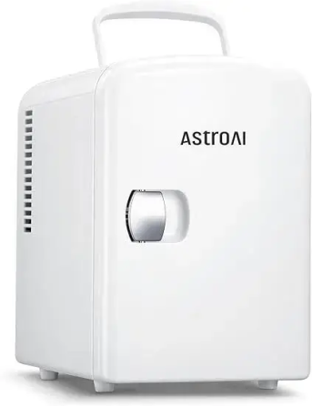 УЦІНКА Автомобільний мініхолодильник AstroAI LY0204A 4 л, 12 В/220 В, охолодження та нагрівання до 60 °C, білий Київ
