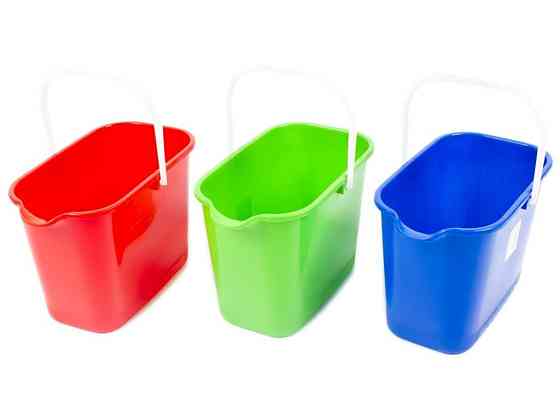 Відро МОП прямокутне без віджиму (для прибирання) 11л Харків