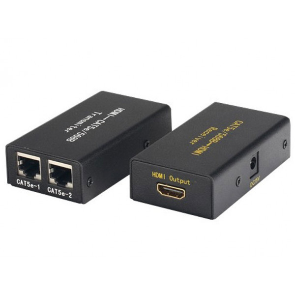 Подовжувач HDMI по кабелю UTP до 30м з БЖ (RTL) (S0624) Киев - изображение 1