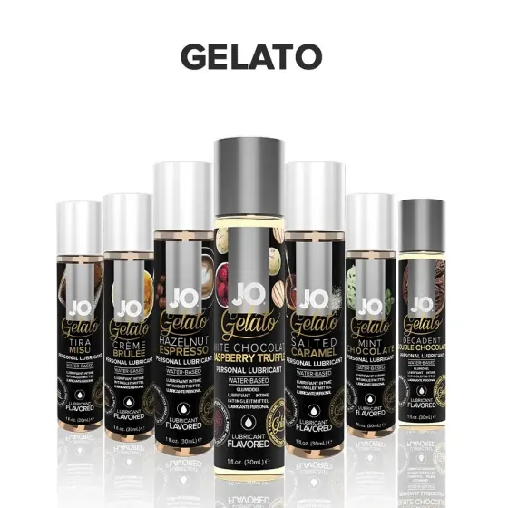 Змазка на водній основі System JO GELATO White Chocolate Raspberry (30 мл) без цукру та парабенів Львів