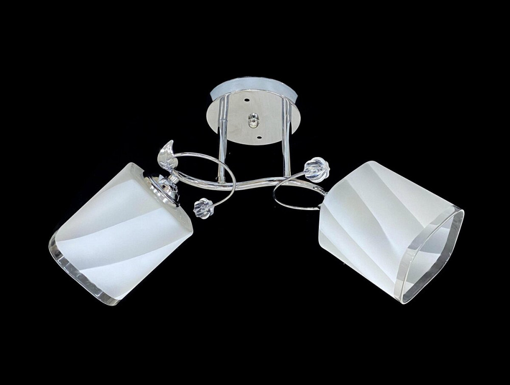 VALESO Люстра стельова на 2 плафони 6220L/2 Хром Киев - изображение 1