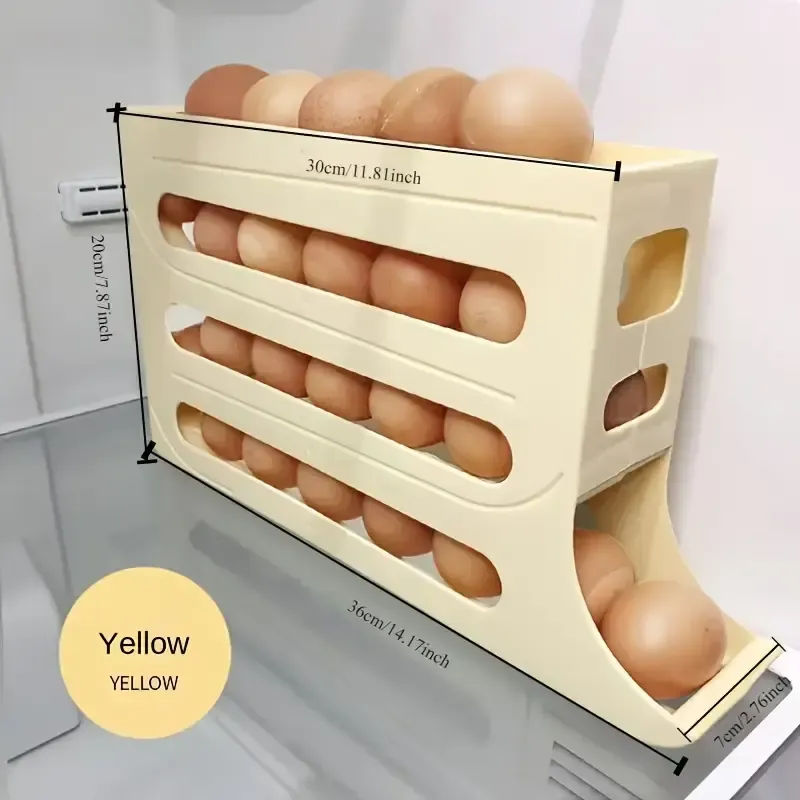 Компактный органайзер для яиц 4-слойный автоматический Plastic shelving AND XL-994 / Контейнер-лоток для яиц Коломыя - изображение 5