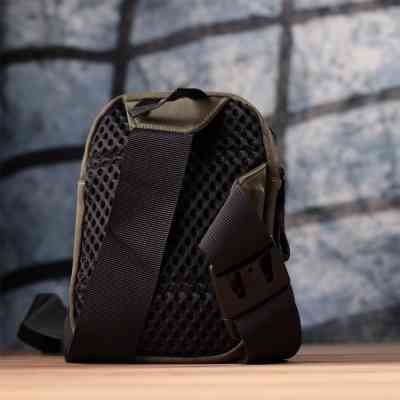 Сумка Vintage Слінг для подорожей з текстилю Зелена (22871) Вінниця