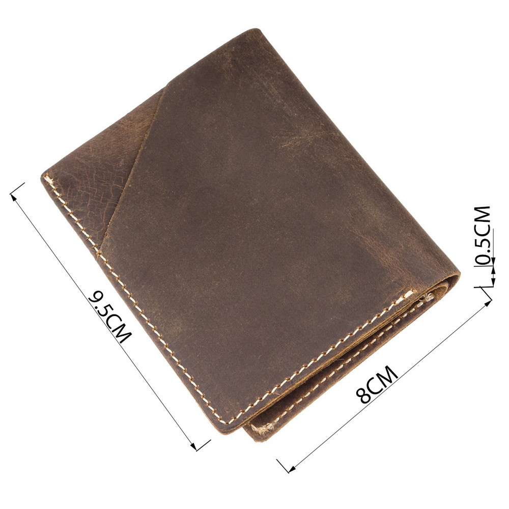 Гаманець матовий Темно-коричневий (Vintage) Київ - фото 7