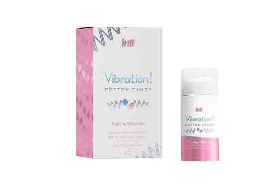 Жидкий вибратор Intt Vibration COTTON CANDY NEW 15 ml Sex Aura Киев