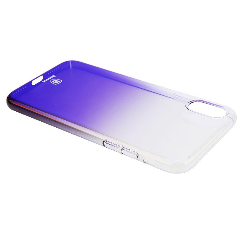 Чехол Baseus для iPhone X/Xs Glaze Purple (WIAPIPHX-GC01) Киев - изображение 5