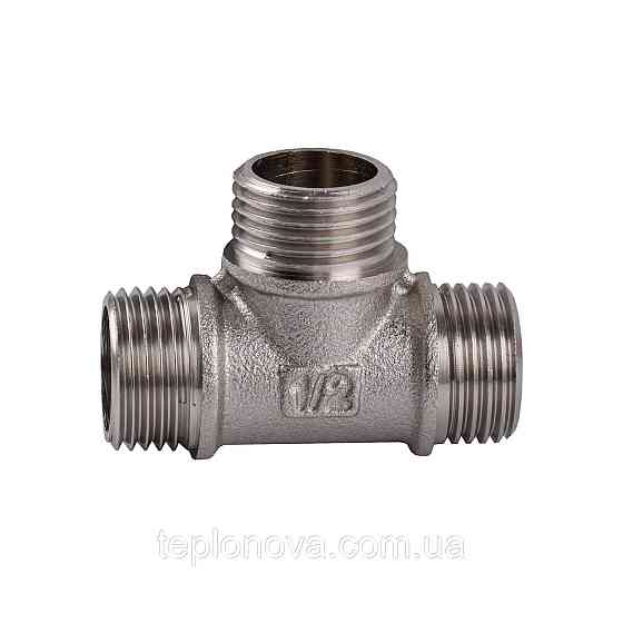 Трійник 1/2″ННН нікельований NT332S OPTIMUM Чернівці