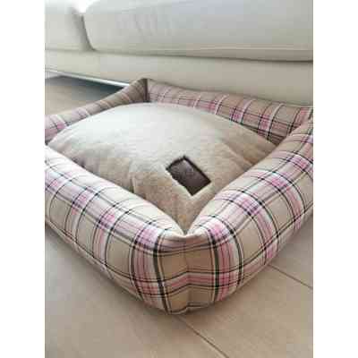 Лежак для животных Chloe's Home Дублин S розовый (CLH4067) Винница