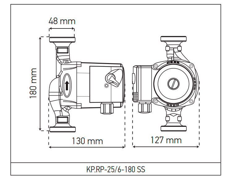 Рециркуляційний насос Koer KP.RP-25/6-180 SS    ( KP2795 ) 27184 Харьков - изображение 4