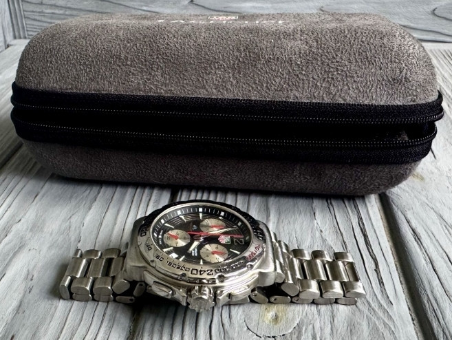 Чоловічі Годинники TAG Heuer Formula 1 Chronograph black silver Харків - фото 3