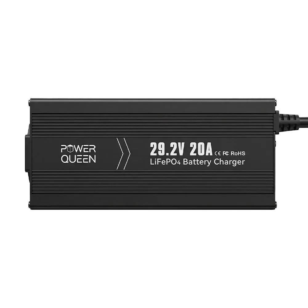 Зарядний пристрій для акумуляторних батарей LiFePO4 29.2V/20A Power Queen P24V20A-BCHA-MINI-X (44-00530) Київ - фото 8