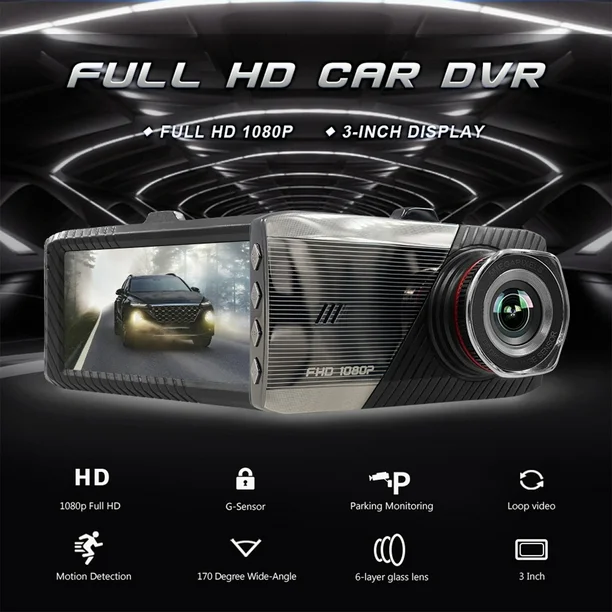 Автомобильный видеорегистратор DVR-T666Y (2 камеры) HD 1080P Винница - изображение 5