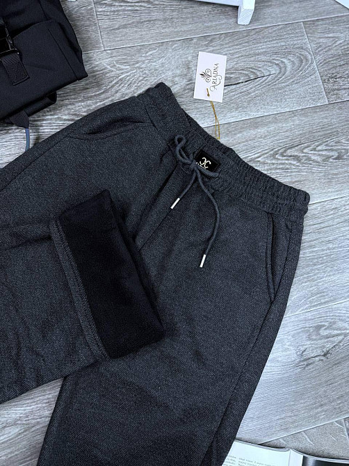 Женские теплые брюки батал шерстяной кашемир на флисе Одесса - изображение 2