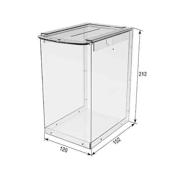 Ящик для пожертвований EKOSTAR с замком 120х152х212 Киев