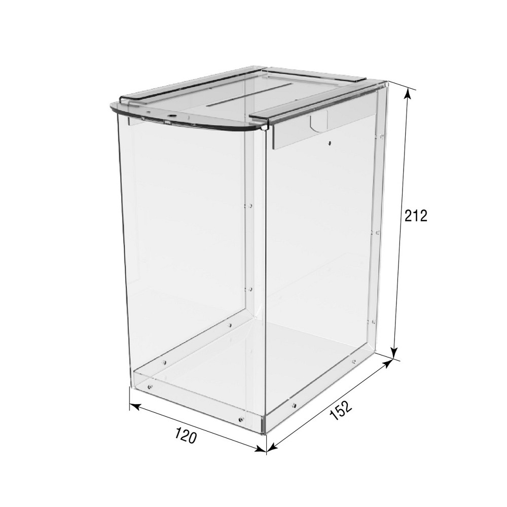 Ящик для пожертвований EKOSTAR с замком 120х152х212 Киев - изображение 4