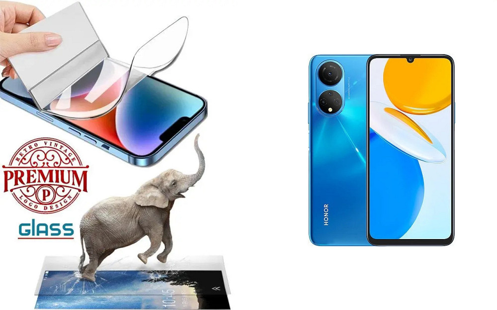 Полиуретановая пленка Honor X7, Premium, толщина 0,2 мм Киев - изображение 1