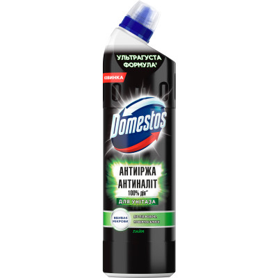 Засіб для чищення унітазу Domestos Грін 750 мл (8717163631591) Вінниця - фото 1