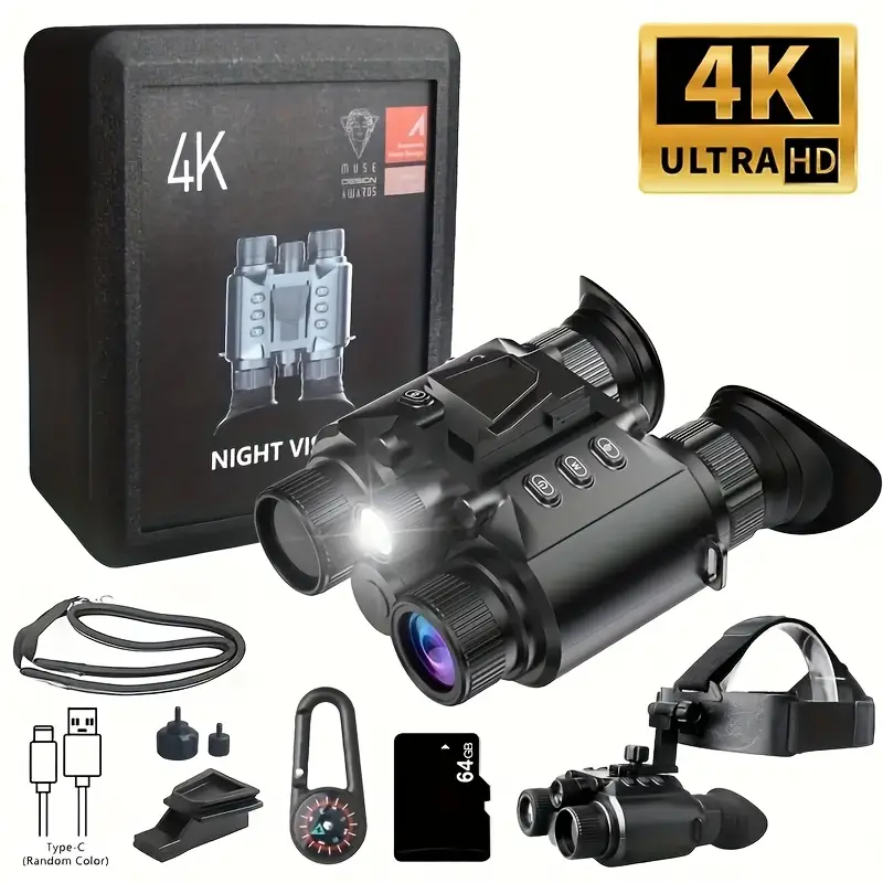 Бінокль нічного бачення Z9158 4K FHD HD 850нм (до 600м у темряві) MicroSD 64GB Київ - фото 10