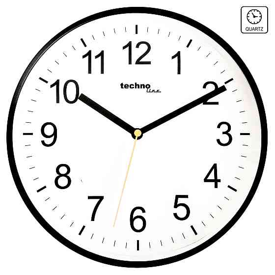 Часы настенные Technoline WT630 White/Black (WT630) Вінниця
