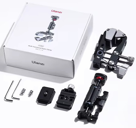 Краб Super Clamp із шарніром швидкознімний NATO Arca-Swis 110мм Ulanzi CU03 Київ - фото 11