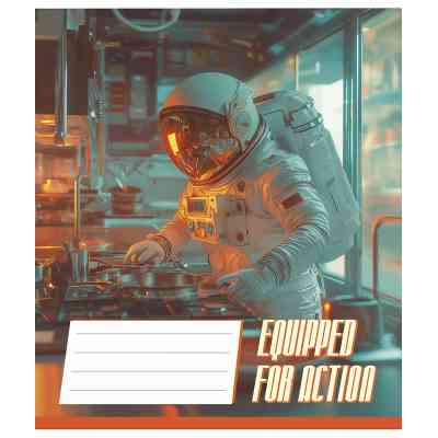 Зошит Школярик Equipped for action 36 аркушів лінія (036-3519L) Вінниця