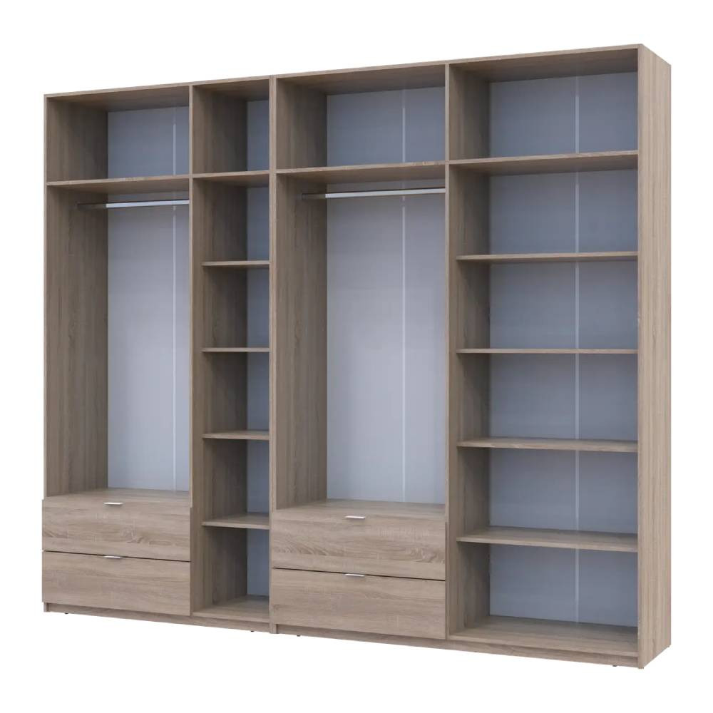 Шафа для одягу Doros Лукас Дуб сонома 3+4 ДСП 280х50х240 DRS-011706 (42005119) Дніпро - фото 3