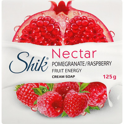 Твердое мыло Shik Nectar Гранат и малина 125 г (4823107602801) Винница - изображение 1