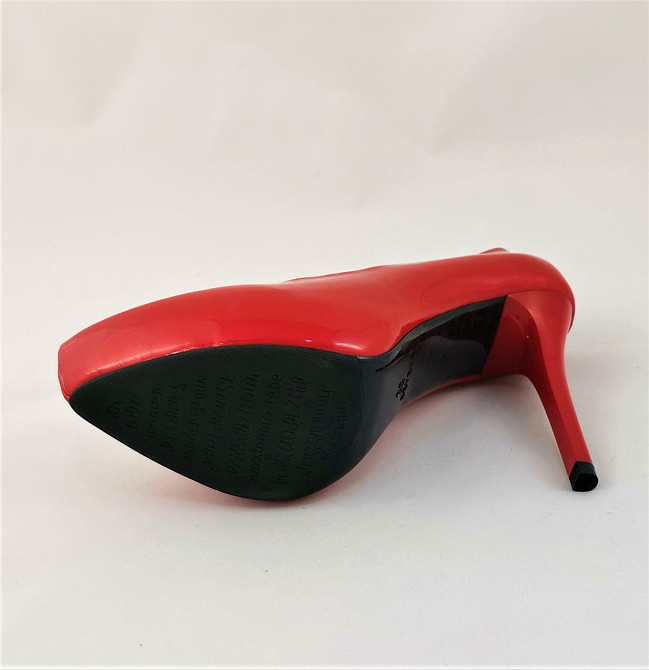 Жіночі Червоні Туфлі на Каблуку Шпильке Лакові Модельні (розміри: 36,38) - 16-2 Дніпро - фото 7