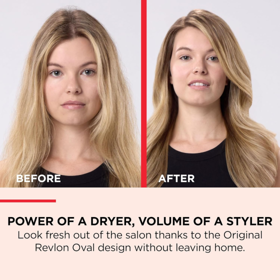 Фен-щітка Revlon Salon One-Step RVDR5222: стайлер 2 в 1 для об'єму, іонна та керамічна технологія, 820 Вт, чорний Київ