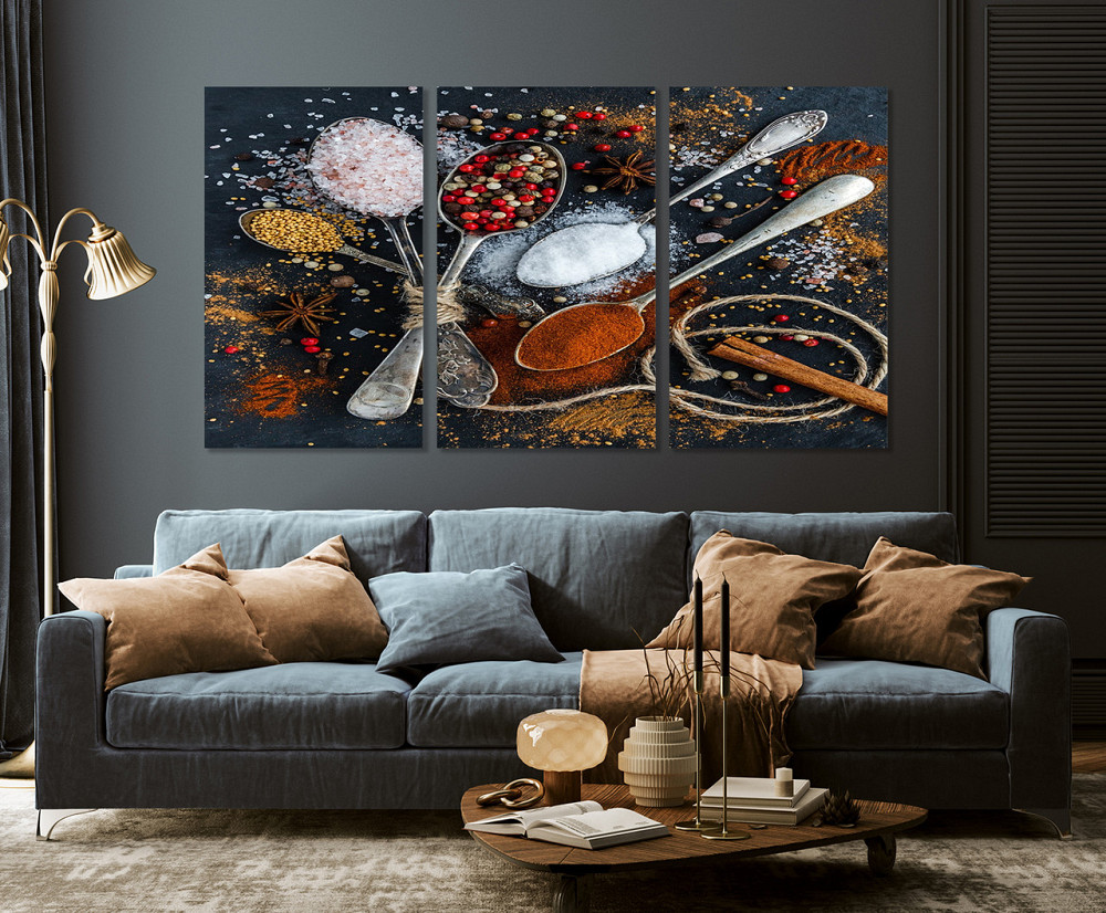 Модульная картина в гостиную / спальню  Сіль Перець Паприка   ART-029_3A Киев - изображение 3