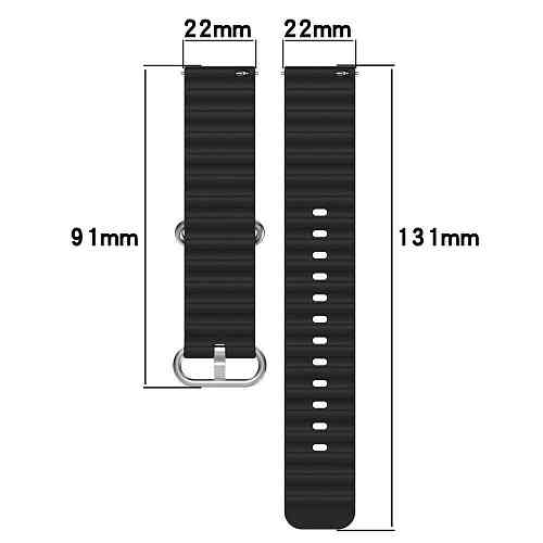 Ремінець для годинника Universal Ocean 22mm 2.Black Київ