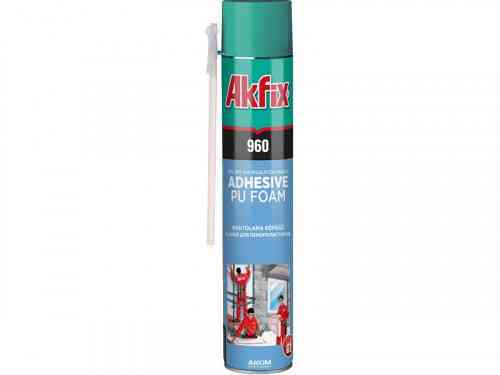 Пена клей ручная 960 MANTOLAMA 900мл / 900гр Akfix Ровно