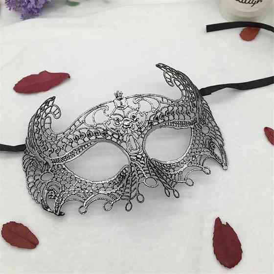 Маскарад маска театральная one size серебристый Киев