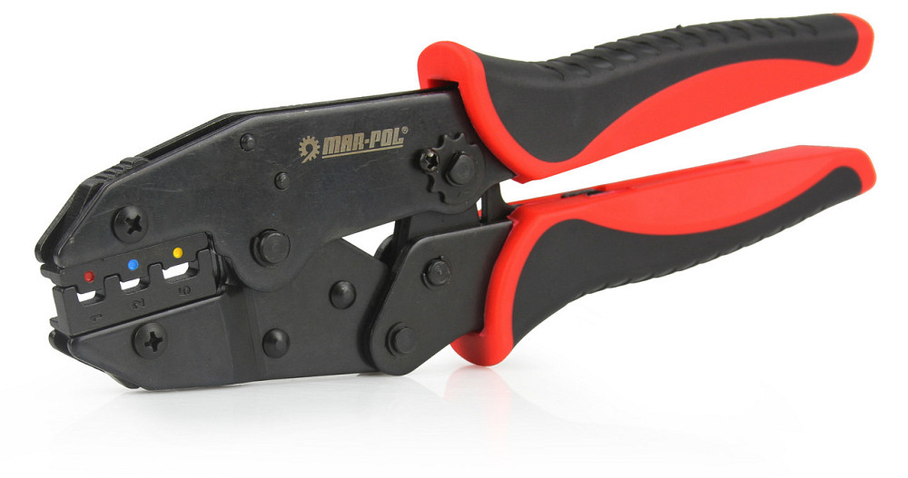 Клещи-кримпер для разъемов с 5 комплектами переменных матриц в кейсе Mar-Pol (M49533) Нововолынск - изображение 3