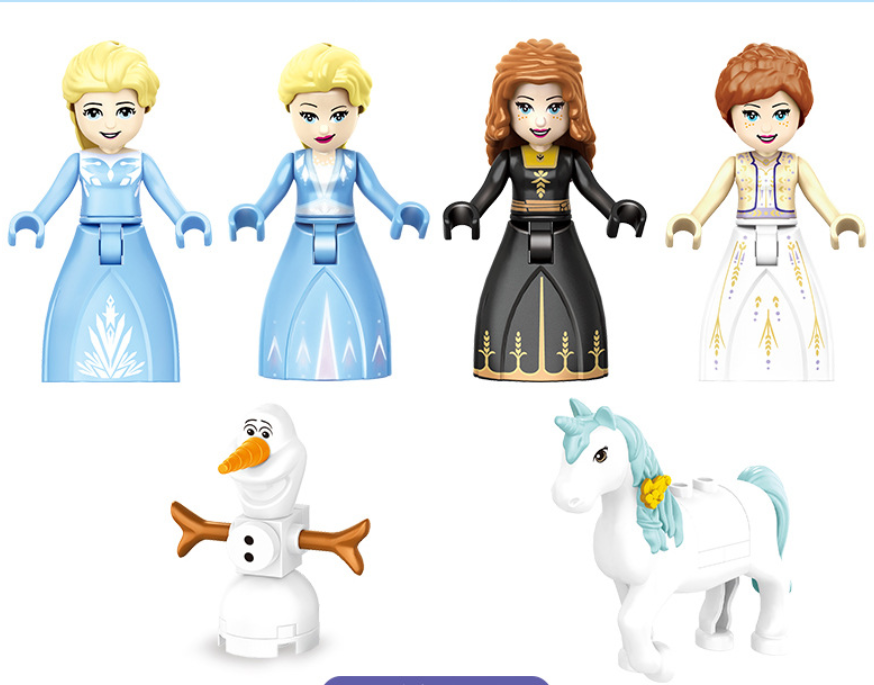 Великий дитячий конструктор замок Принцеса Frozen Princess палац Ельза для дівчаток ( 23502 ) Харків - фото 7