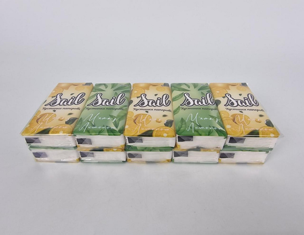 Паперовий носовичок, М'ята (10 шт) Харків - фото 1