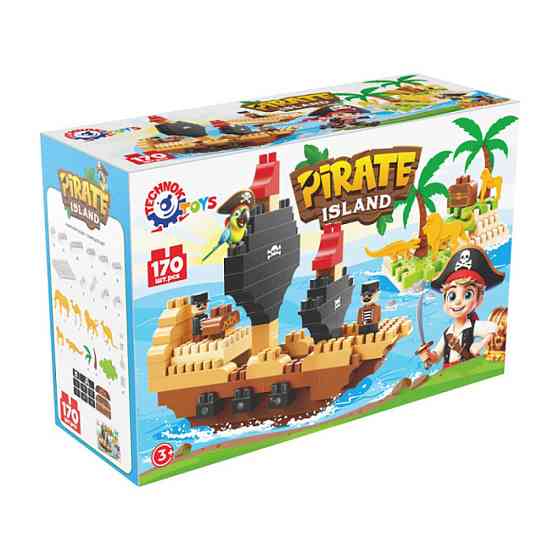 Дитячий розвиваючий конструктор "Pirate island" 2642TXK 170 деталей Вінниця