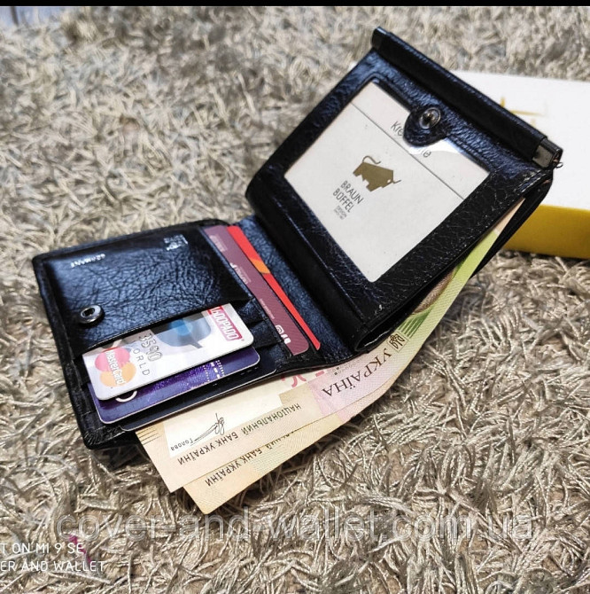 Невеликий жіночий гаманець з гладкої шкіри з монетницею Braun Buffel Київ - фото 4