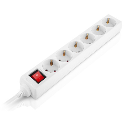 Сетевой фильтр питания REAL-EL RS-6 Protect M 3m, white (EL122300033) Винница - изображение 9