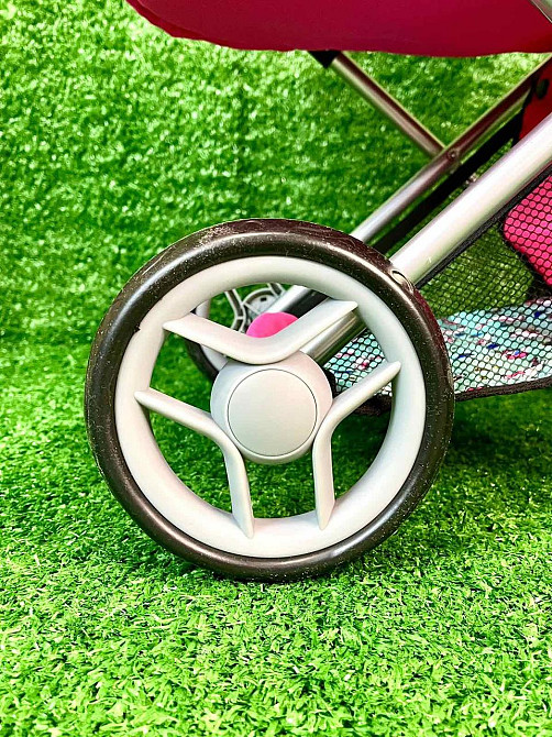 Коляска для ляльки Melogo металева з люлькою-переноскою кошиком Рожева (9369/82100) Чернігів - фото 8