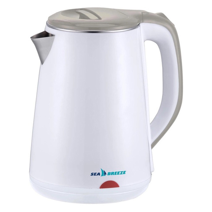 Чайник дисковий SeaBreeze SB-010 2000 Вт 1.8 л, Чайник металевий для дому Електронний для дому QB-46 Івано-Франківськ - фото 6