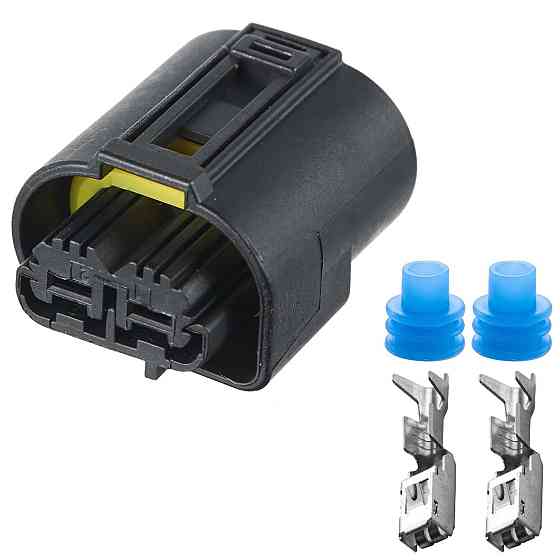 Роз'єм конектор 2-кон., Сигнал, Свет Передний, 1-968642-1, 1-968643-1, 8373328-03, TE BMW Київ