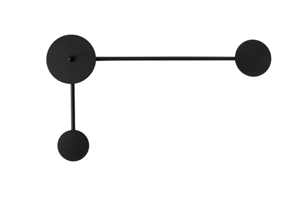 Бра світильник настінний 2-G4 чорний Disk NL 3665-2 BK Київ - фото 2