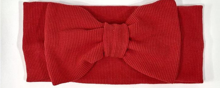 Пов'язка для дівчинки червона Бантик Київ - фото 1